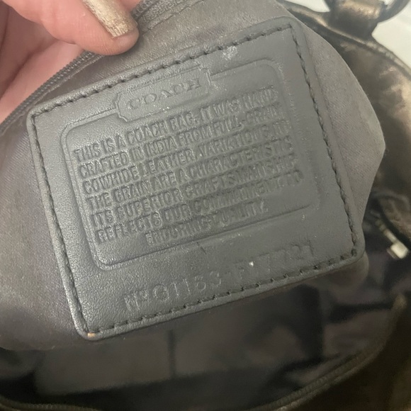 👜 Coach Leather Tote – Metallic Bronze/Gold Tone 👜 - Picture 4 of 5